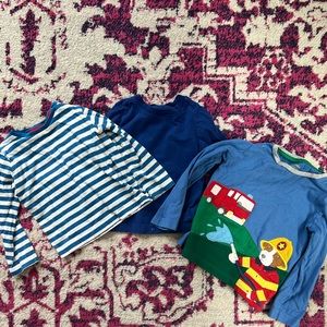 Boys lot of long-sleeved tees - Size 18-24 and 2-3